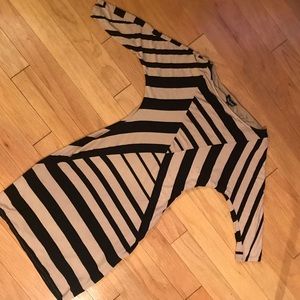 Bebe Fitted Boatneck Dress